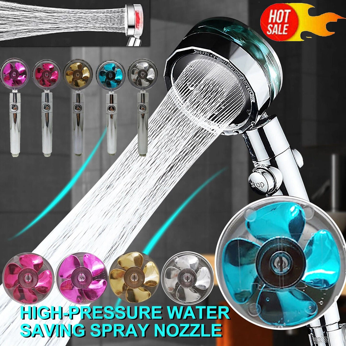 Pressurized Shower Head